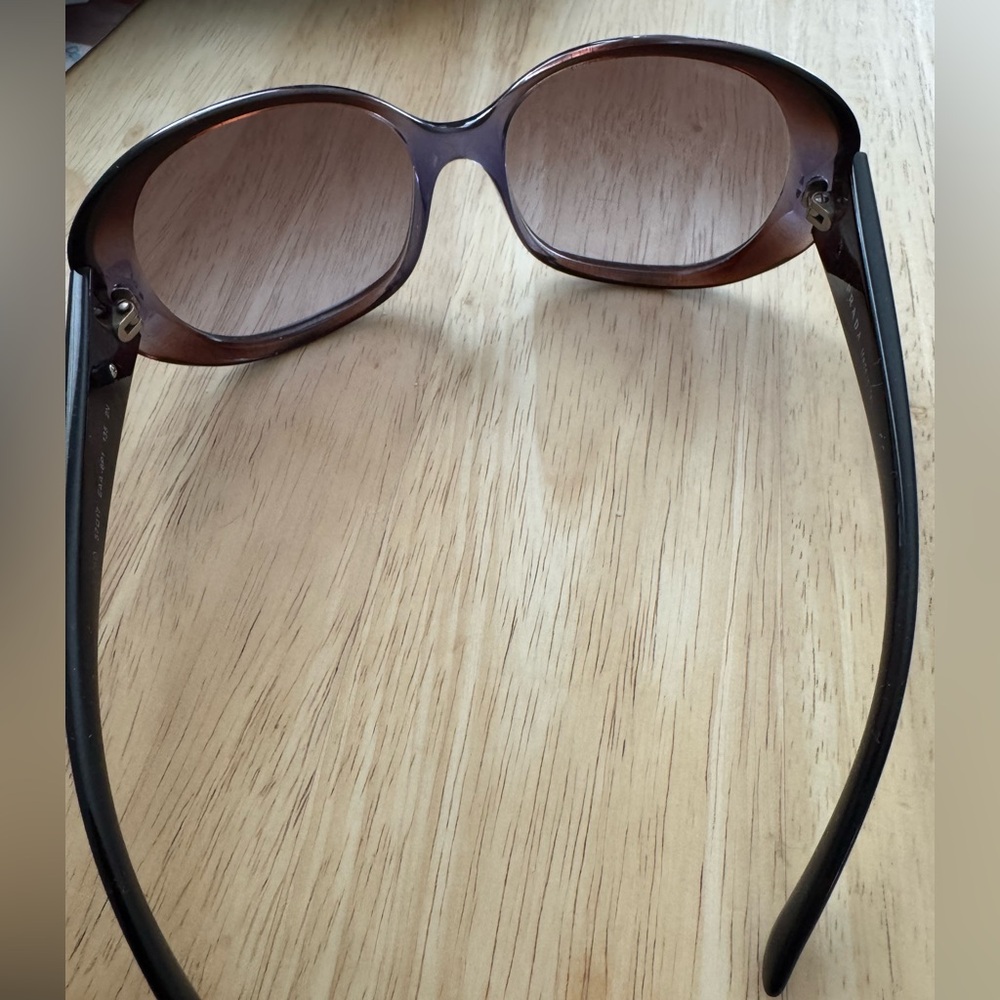 Prada Women's‎ Dark Brown Sunglasses - Picture 3 of 4